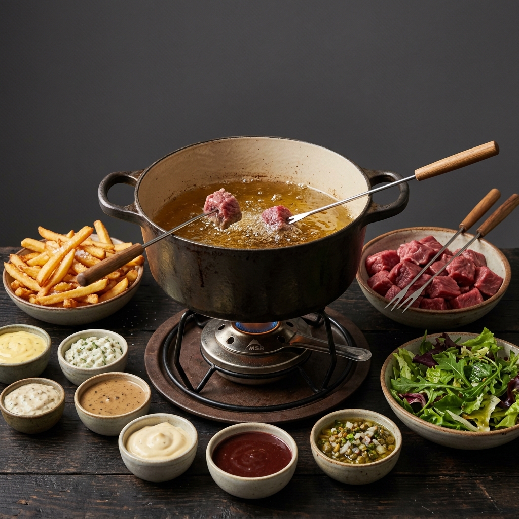 Fondue Bourguignonne à volonté